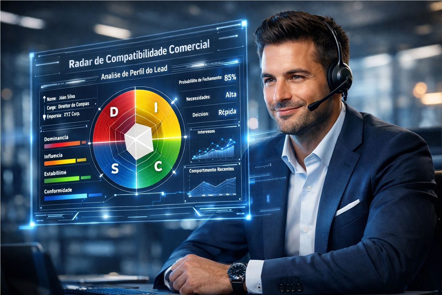 RadarCC, painel de insights e DISC aplicado à decisão